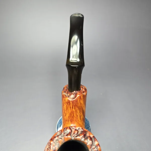 Peterson Plato / Plateau Natural Smooth Freehand Estate Briar Pipe, Irish Estates - Image 6