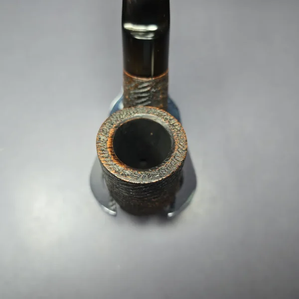 Sasieni 1946-79 Four Dot Rustic Oom Paul S Estate Briar Pipe, English Estates - Image 6