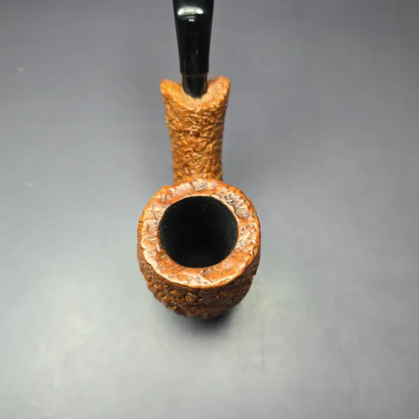 Castello 1960s-80s Sea Rock Briar 4K 293 Sitter Estate Briar Pipe, Italian Estates - Image 6