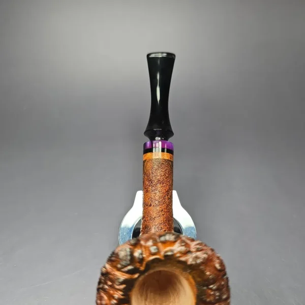 Papa Bear's Pipes by Tim Beaumont Sandblasted Dublin Handmade Briar Pipe, New - Image 7