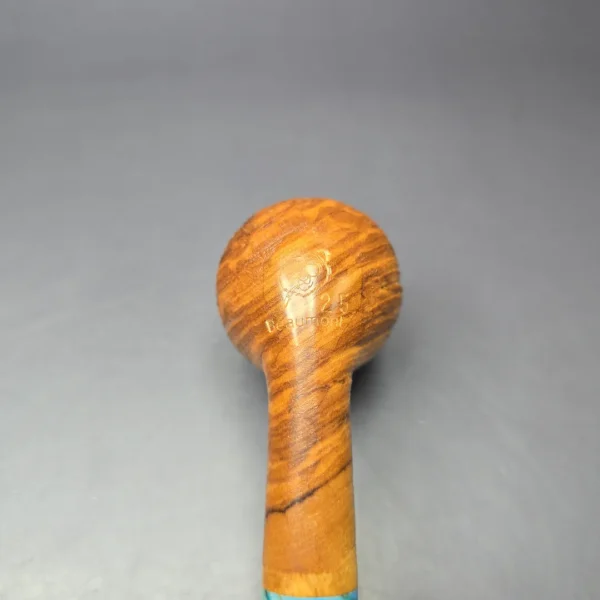 Papa Bear’s Pipes by Tim Beaumont Sandblasted Olivewood Brandy Handmade Pipe, New - Image 7