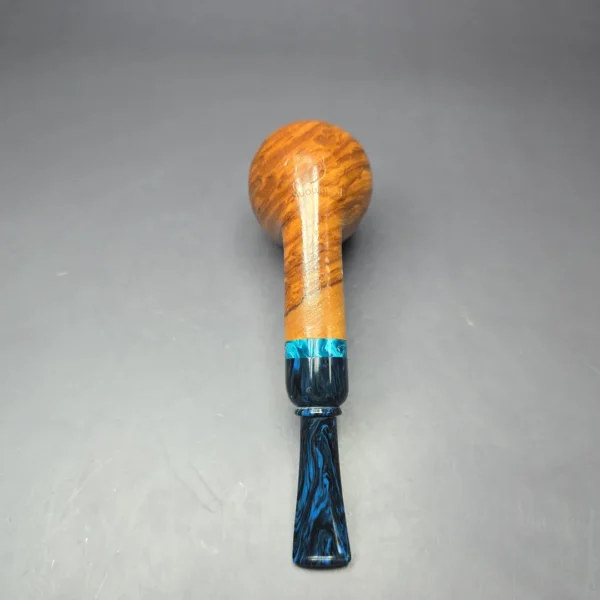 Papa Bear's Pipes by Tim Beaumont Sandblasted Olivewood Billiard Handmade Pipe, New - Image 7