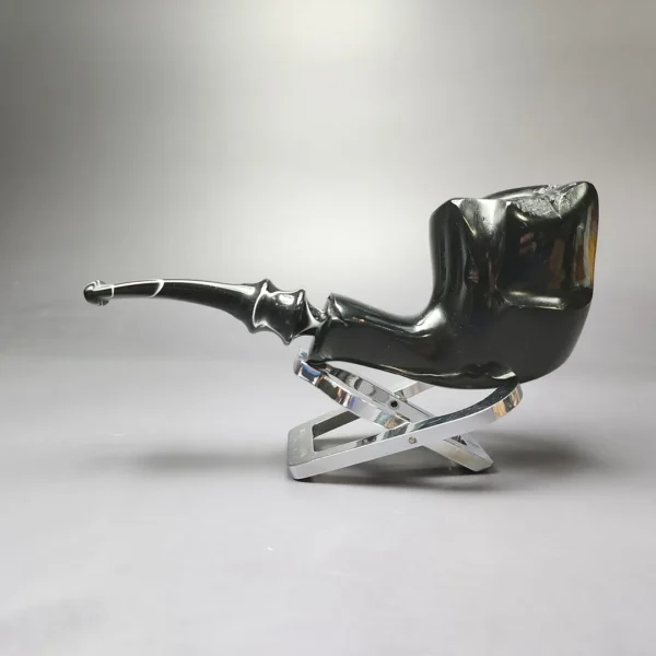 Nording Black Smooth Freehand Estate Briar Pipe, Unsmoked - Image 7