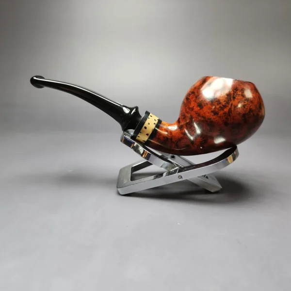 Nording Nosewarmer Smooth Cognac Apple w/ Jupati Estate Briar Pipe, Unsmoked - Image 7