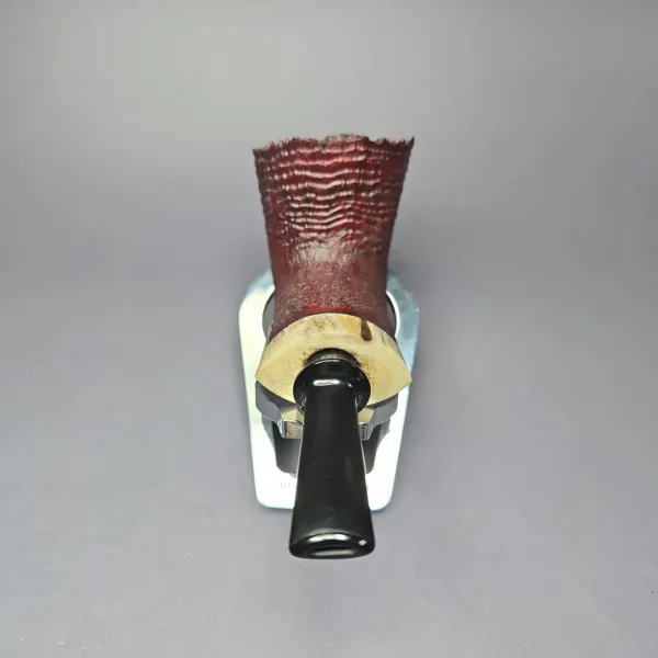 Dirk Heinemann Sandblasted Dublin w/ Fossilized Whale Estate Briar Pipe, Unsmoked - Image 7