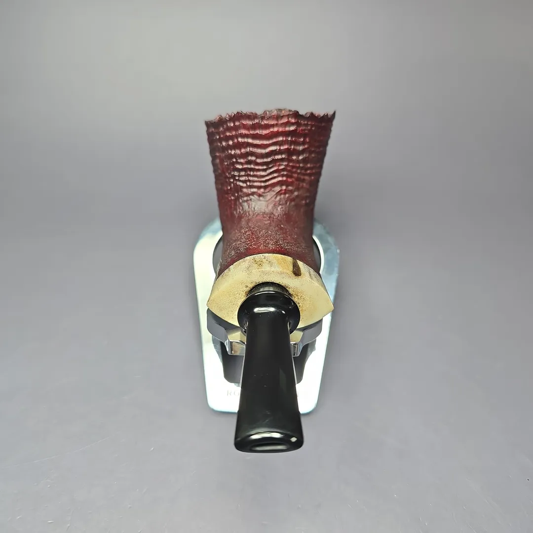 Dirk Heinemann Sandblasted Dublin w/ Fossilized Whale Estate Briar Pipe, Unsmoked - Image 7