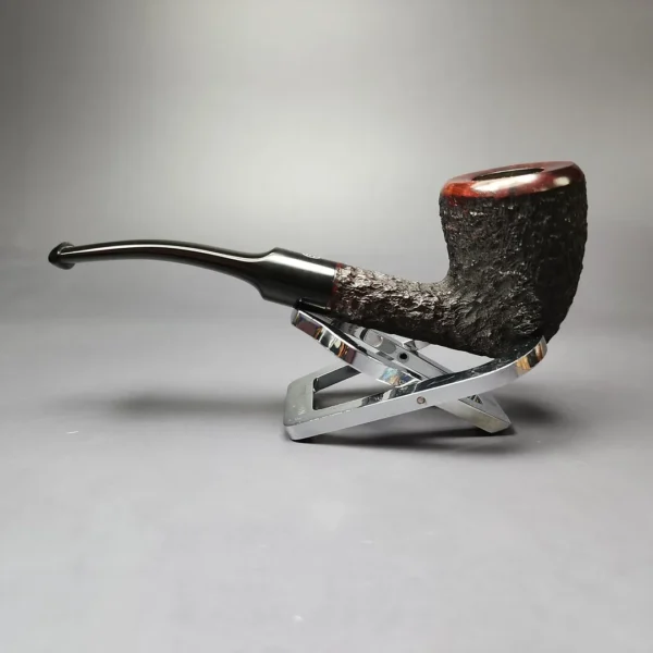 James Upshall Bark Group 6 Partially Rusticated Dublin Estate Briar Pipe, Unsmoked - Image 7