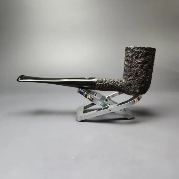 James Upshall Bark Group 6 Partially Rusticated "371" Dublin Estate Briar Pipe, Unsmoked - Image 7