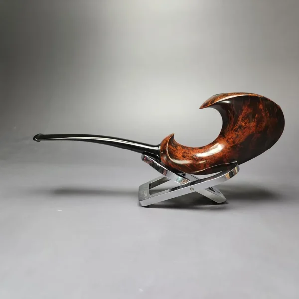 HS Studio XL Smooth "Speeding" Freehand Estate Briar Pipe, Unsmoked - Image 7