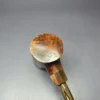 HS Studio Sandblasted "Don" Poker w/ Horn Estate Briar Pipe, Unsmoked - Image 7