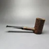 HS Studio Sandblasted Poker Estate Briar Pipe, Unsmoked - Image 7