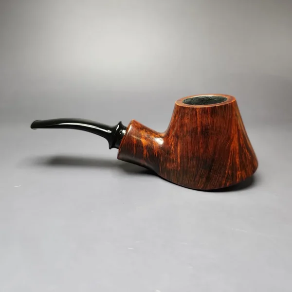 Sebastian Heck Smooth Volcano Sitter Handmade Briar Pipe, New - Image 7