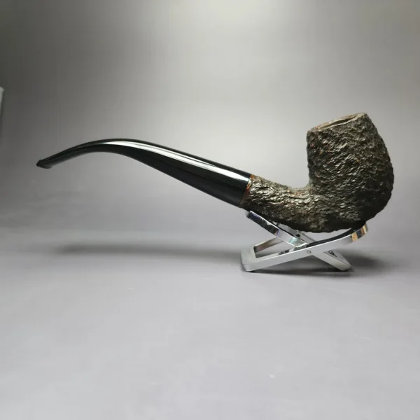 James Upshall Empire Acclaim Magnum Rusticated "LC" Estate Briar Pipe, Unsmoked - Image 7