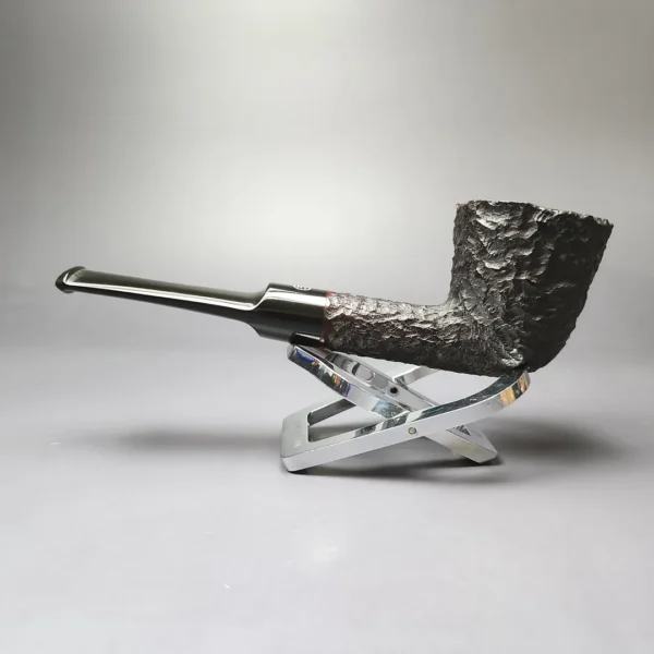 James Upshall Bark Group 6 Rusticated Dublin Estate Briar Pipe, Unsmoked - Image 7