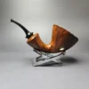 HS Studio Smooth Asymmetric Dublin w/ Reverse Calabash Estate Briar Pipe, Unsmoked - Image 7