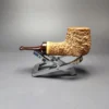 G. Penzo 2024 Rusticated Nosewarmer w/ Boxwood Estate Briar Pipe, Irish Estates - Image 7