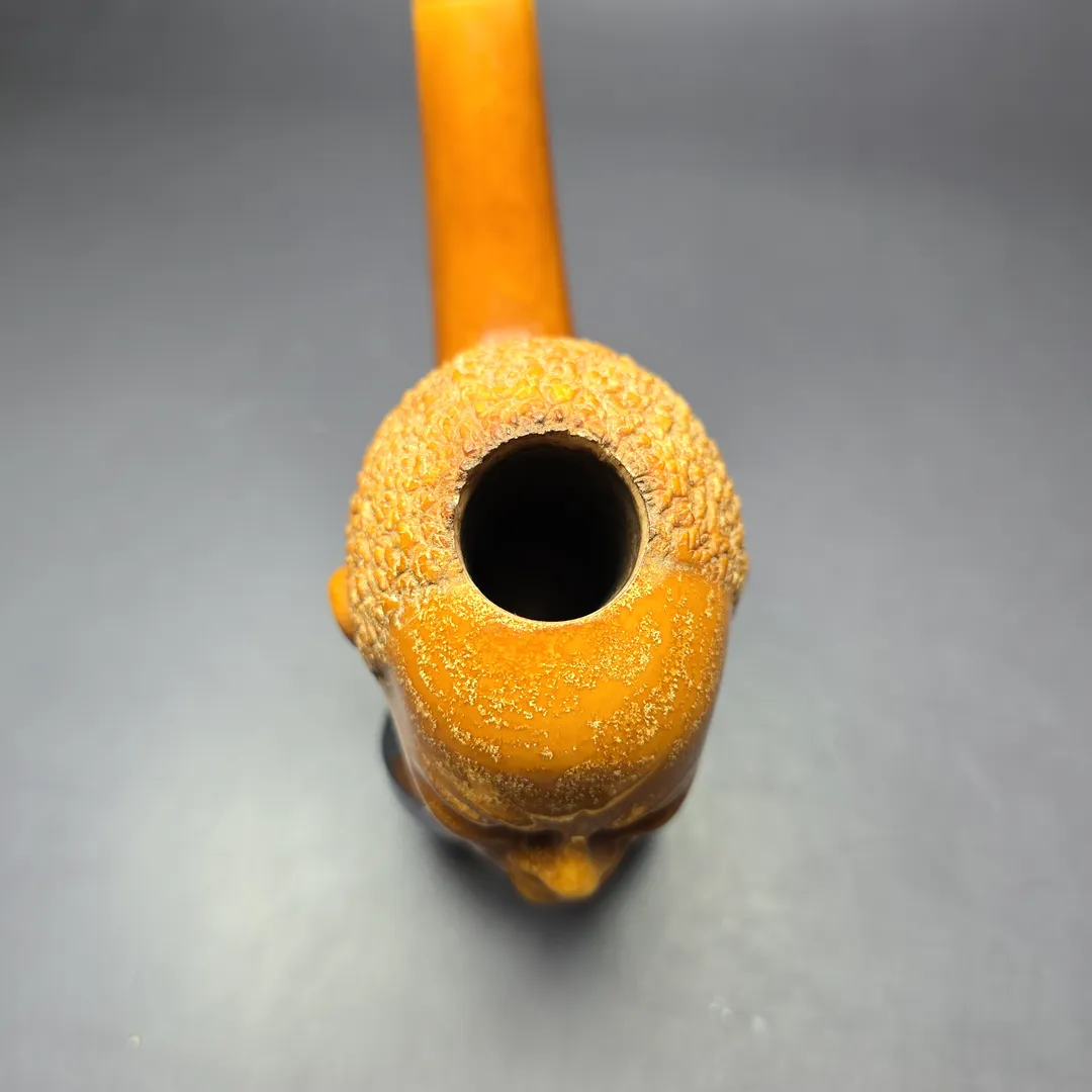 Ural (Sezai) Magnum "Moor" Bust Estate Block Meerschaum Pipe, Turkish Estates - Image 7