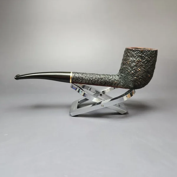 Comoy's Black Coral 83551 Rusticated Cutty Estate Briar Pipe, English Estates - Image 7