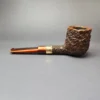 Castello Sea Rock Briar KK 15P Rusticated Billiard Estate Briar Pipe, Italian Estates - Image 7
