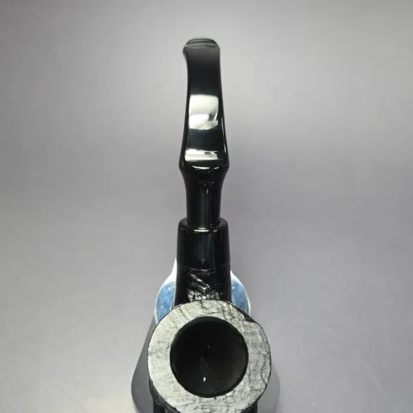 Peterson 2025 Halloween Pipe 301 Sandblasted Bent Pot Briar Pipe, P-Lip, New - Image 7