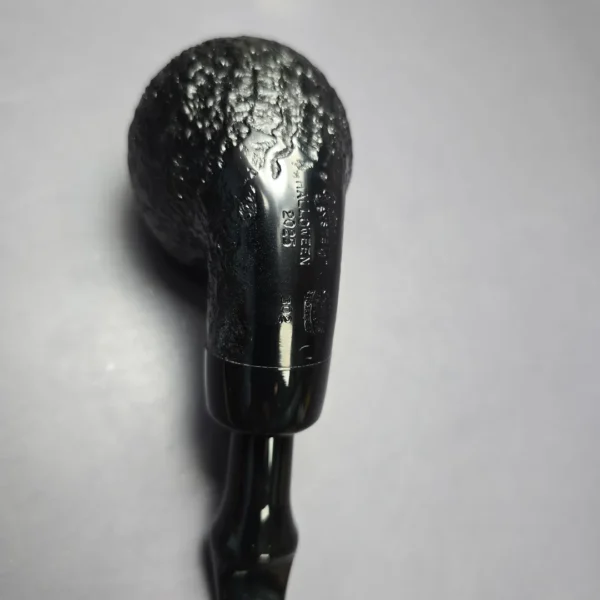 Peterson 2025 Halloween Pipe 302 Sandblasted Apple Briar Pipe, P-Lip, New - Image 7