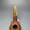 Walt Cannoy 10th Anniversary Cardinal House Munn Rusticated Bulldog Handmade Briar Pipe, New - Image 7