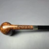 Bruno Nuttens Mini Bing B3 Smooth Billiard w/ Silver Estate Briar Pipe, Unsmoked - Image 7