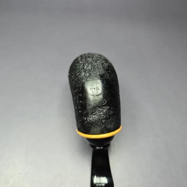 HS Studio Sandblasted Reverse Calabash Nosewarmer Estate Briar Pipe, Unsmoked - Image 7