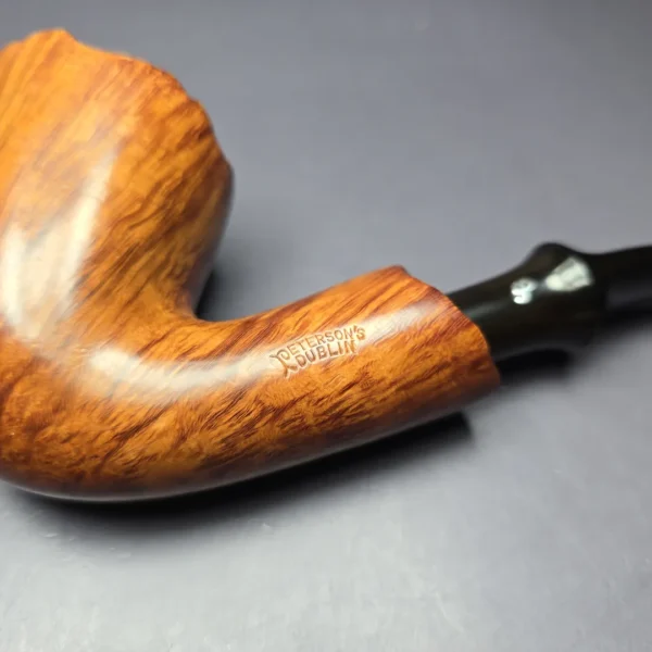 Peterson Plato / Plateau Natural Smooth Freehand Estate Briar Pipe, Irish Estates - Image 7