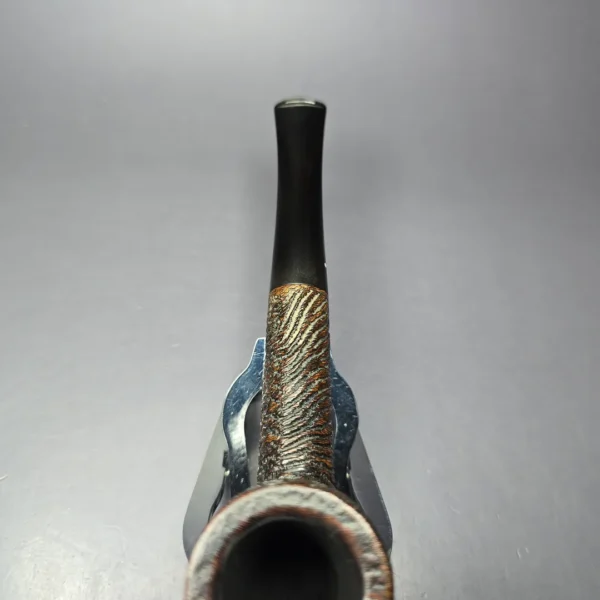 Sasieni Four Dot 1946-79 Rustic Buckingham XS Rusticated Billiard Estate Briar Pipe, English Estates - Image 7