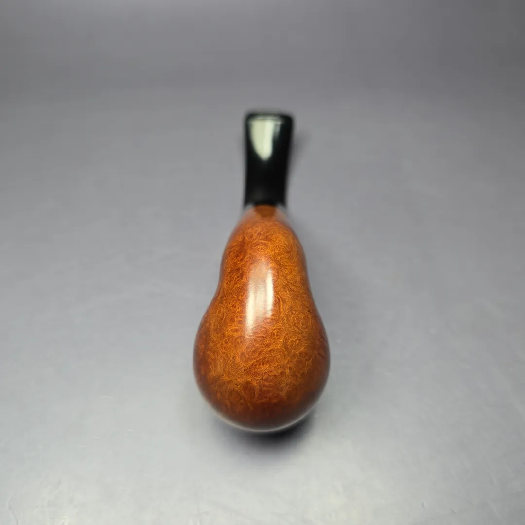 Peterson Flame Grain 231 Smooth Bent Apple Estate Briar Pipe, Unsmoked - Image 7