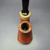SU Pipes Sandblasted "Fuji" Volcano w/ Boxwood Handmade Briar Pipe, New - Image 9