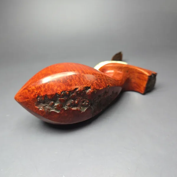 SU Pipes Tokutomi Tribute Smooth Whale w/ Mammoth Handmade Briar Pipe, New - Image 8