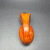 SU Pipes XL Smooth Blowfish w/ Stabilized Maple Burl Handmade Briar Pipe, New - Image 8