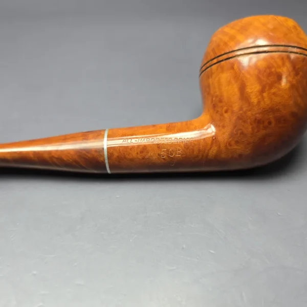 Kaywoodie 1951 Allbriar Prototype 50B Smooth Rhodesian Estate Briar Pipe, Unsmoked - Image 8