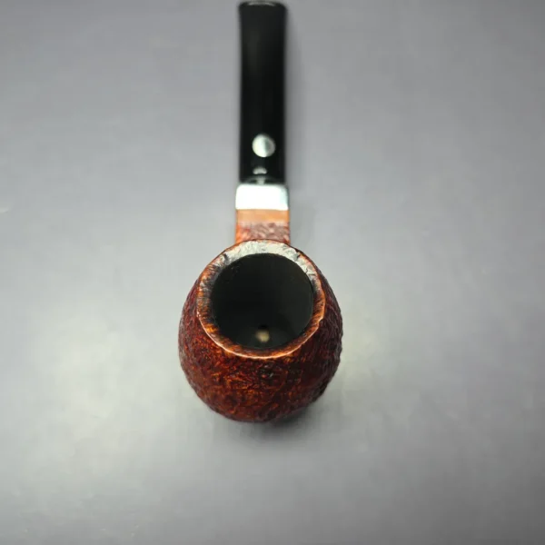 Mastro de Paja 2012 Sandblasted Apple w/ Silver Estate Briar Pipe, Italian Estates - Image 8