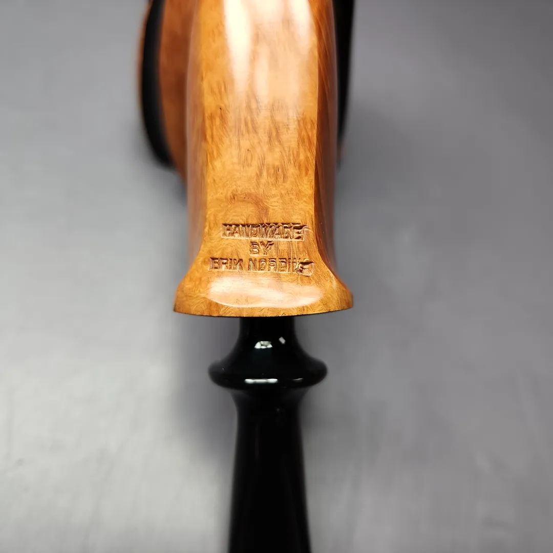 Nording Spiral Natural Smooth Freehand Estate Briar Pipe, Unsmoked - Image 8
