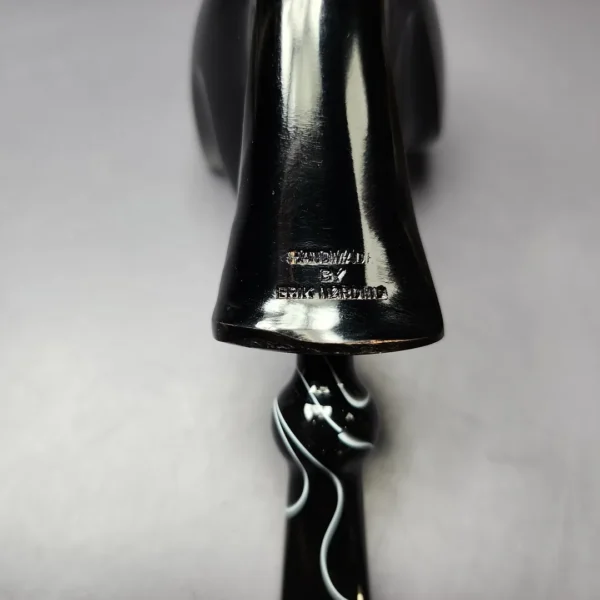 Nording Black Smooth Freehand Estate Briar Pipe, Unsmoked - Image 8
