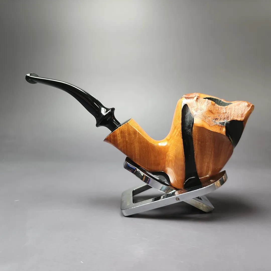 Nording Spiral Natural Smooth Freehand Estate Briar Pipe, Unsmoked - Image 8