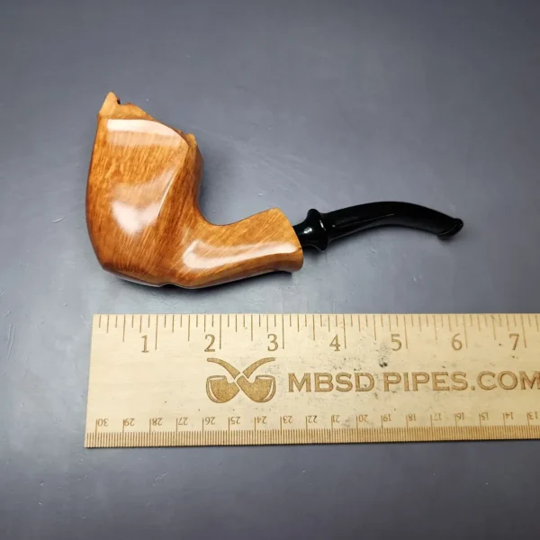 Nording Virgin Grain 1 Smooth Freehand Estate Briar Pipe, Unsmoked - Image 8