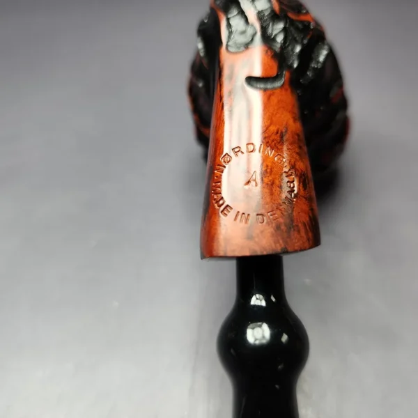 Nording Abstract Partially Rusticated Freehand Estate Briar Pipe, Unsmoked - Image 8