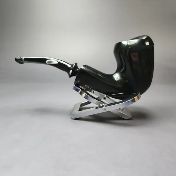 Nording Black Smooth Freehand Estate Briar Pipe, Unsmoked - Image 8