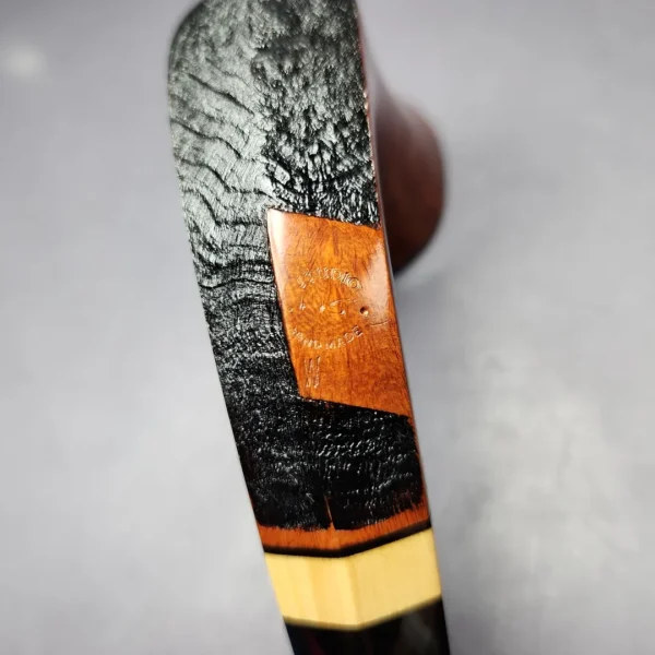 HS Studio Wide Shank Dublin w/ Boxwood Estate Briar Pipe, Unsmoked - Image 8
