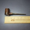 HS Studio Sandblasted "Don" Poker w/ Horn Estate Briar Pipe, Unsmoked - Image 8