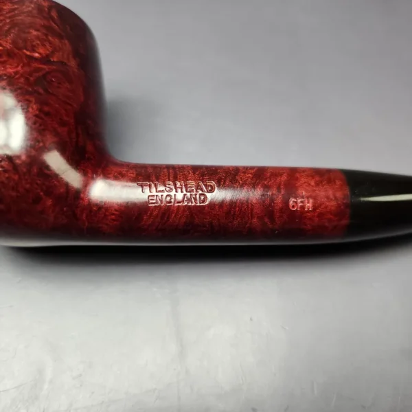 James Upshall Tilshead Group 6 Smooth Large Billiard Estate Briar Pipe, Unsmoked - Image 8