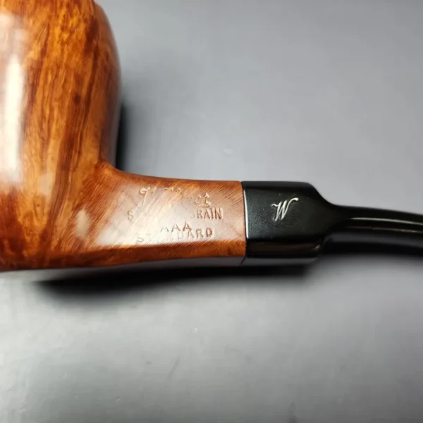 Willmer Straight Grain AAA Standard Smooth Freehand Estate Briar Pipe, Unsmoked - Image 8
