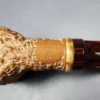 G. Penzo 2024 Rusticated Nosewarmer w/ Boxwood Estate Briar Pipe, Irish Estates - Image 8