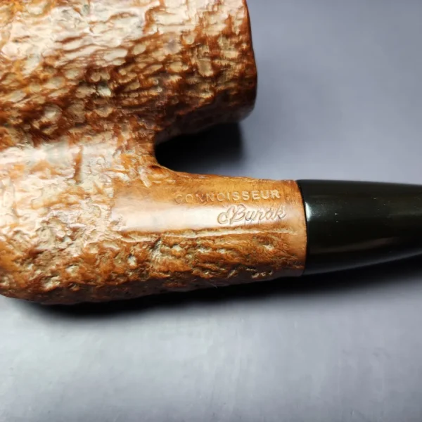 Ed Burak Connoisseur Magnum Rusticated Oom Paul Estate Briar Pipe, American Estates - Image 8