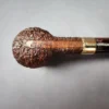 Castello Sea Rock Briar KK 15P Rusticated Billiard Estate Briar Pipe, Italian Estates - Image 8