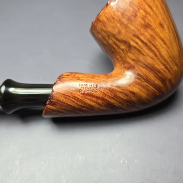 Peterson Plato / Plateau Natural Smooth Freehand Estate Briar Pipe, Irish Estates - Image 8
